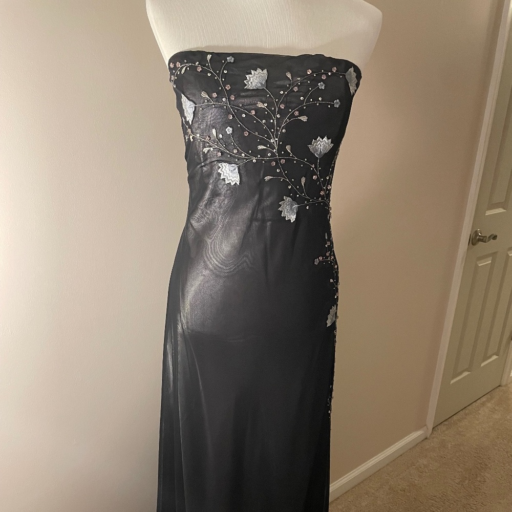 Strapless gown